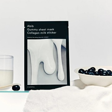 Abib   gummy sheet mask collagen milk sticker 0