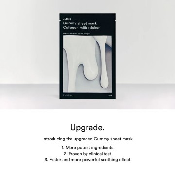 Abib   gummy sheet mask collagen milk sticker 2