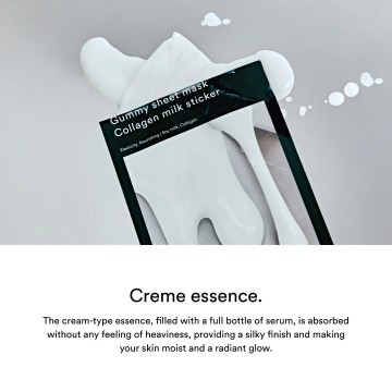 Abib   gummy sheet mask collagen milk sticker