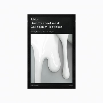 Abib gummy sheet mask collagen milk