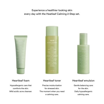 Abib heartleaf calming 2 steps set b