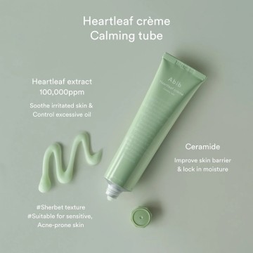 Abib heartleaf creme calming tube