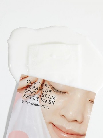 Balancium comfort ceramide soft cream sheet mask cosrx 6