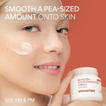 Black tea youth enhancing cream use