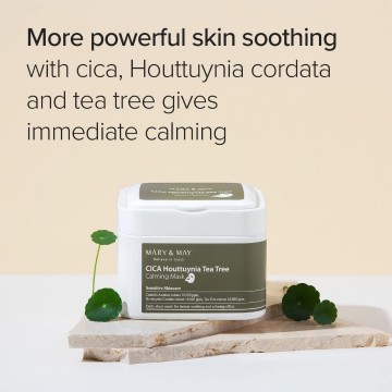 Cica houttuynia tea tree calming mask 3