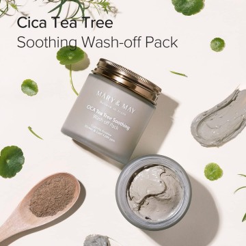 Cica tea tree soothing wash off pack 4