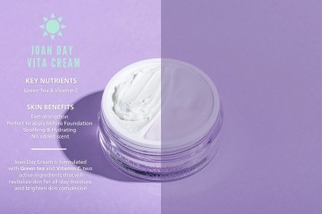 Day cream texture vita duo cream