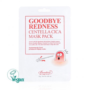 Goodbye redness centella mask