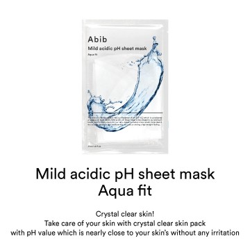 Mild acidic ph sheet mask aqua fit 1