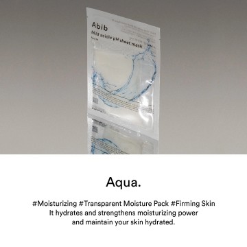 Mild acidic ph sheet mask aqua fit 3