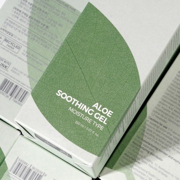 Packaging aloe soothing gel moisture type