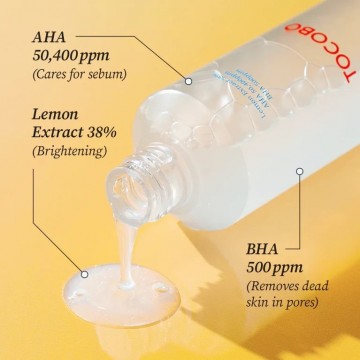Tocobo aha bha lemon toner ingred